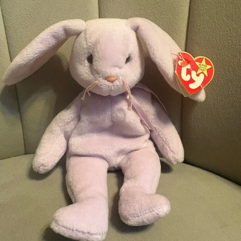 Ty Soft Lavender Bunny Plush